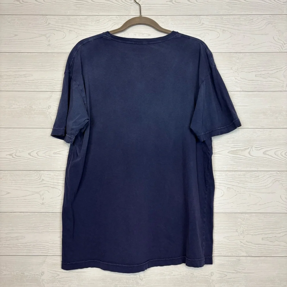 True Religion Navy Blue Logo Short Sleeve T-Shirt Size XL